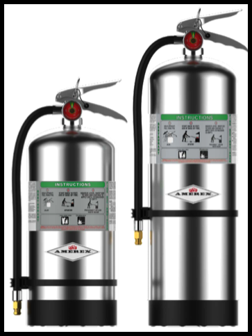Class K kitchen fire extinguisher
